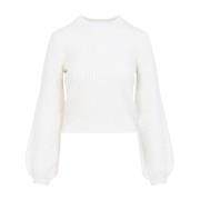 Honeycomb Sweater Elvira Max Mara , White , Dames