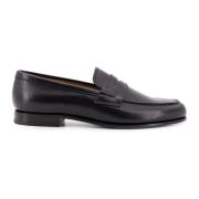 Leren Loafer met Bedrukt Logo Church's , Black , Heren