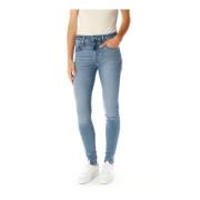 721 High Rise Skinny Fit Jeans Levi's , Blue , Dames