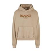 Katoenen Gebreide Truien en Sweaters Karl Kani , Beige , Heren