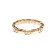 Pre-owned Rose Gold rings Bvlgari Vintage , Yellow , Dames