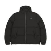 Polyester Puffer Parka Jas Iuter , Black , Heren