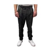 Wol Leren Alpaca Nylon Broek Michael Coal , Gray , Heren