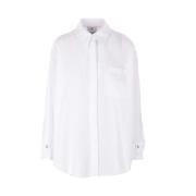 Witte Blouse LS Elisabetta Franchi , White , Dames