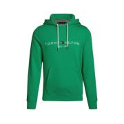 Klassieke Hoodie Sweatshirt Tommy Hilfiger , Green , Heren