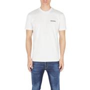 Stijlvol T-shirt met uniek ontwerp Dsquared2 , White , Heren