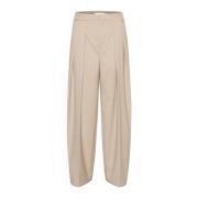 Geplooide broek Tannin Melange InWear , Beige , Dames