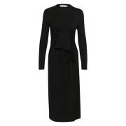 Gebreide Jurk met Kasjmier en Wol InWear , Black , Dames