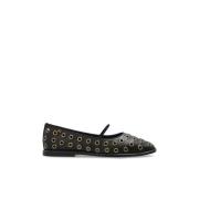 Ballet Flats Emilia Coach , Black , Dames