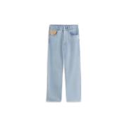 Lichtblauwe Corduroy Detail Jeans Drole de Monsieur , Blue , Heren