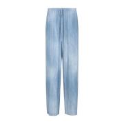 Blauwe Elegante Broek Dameskleding Ermanno Scervino , Blue , Dames