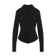 Elegante Candido Shirt in Zwart Sportmax , Black , Dames