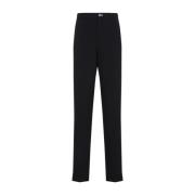 Zwarte wollen broek Givenchy , Black , Heren