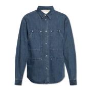 Denim shirt Owenn Isabel Marant , Blue , Heren