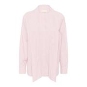 Vrouwelijke Blouse met Strik Part Two , Pink , Dames