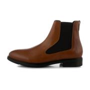 Linea chelsea leer - TAN Shoe the Bear , Brown , Heren