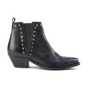 Arietta Studs Leren Chelsea Boot - Zwart Shoe the Bear , Black , Dames