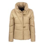 Iconische Gala Korte Donsjas Fay , Beige , Dames