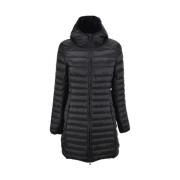 Gewatteerde Hoody Jas Ciesse Piumini , Black , Dames