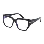 Optische Zwarte Zonnebril Tom Ford , Black , Unisex