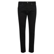 Zwarte Skinny Jeans Dsquared2 , Black , Heren