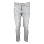 Jeans Low Brand , Gray , Heren