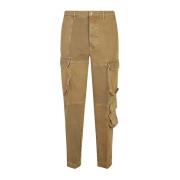 Bruine Katoenen Broek voor Mannen Nine In The Morning , Brown , Heren