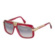 Rood-Goud Legends Model 678 Zonnebril Cazal , Red , Unisex