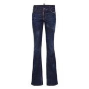 Navy Blauwe Jeans voor Mannen Dsquared2 , Blue , Dames