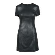 Damesjurk van imitatieleer Guess , Black , Dames