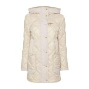 Witte Parka Winterjas Vrouwen Fay , Beige , Dames