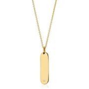 Vergulde zilveren ketting met zirkonia Sif Jakobs Jewellery , Yellow ,...