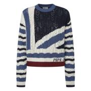 Harlow Sweater Pepe Jeans , Blue , Dames