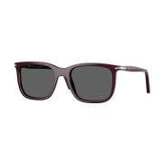 Renzo Vierkante Zonnebril Persol , Brown , Unisex