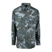 Lyocell Cupro Shirt Tom Ford , Blue , Heren