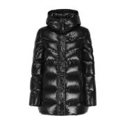 Zwarte Katoenen Jas Fay , Black , Dames