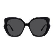 Cat-eye zonnebril in glanzend zwart Loewe , Black , Dames