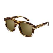 Stijlvolle zonnebril Gucci , Brown , Unisex