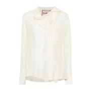 Boter Shirt Lange Mouw Plan C , Beige , Dames