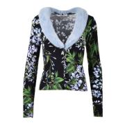 Elegante Cardigan met Viscose-Polyester Mix Blumarine , Multicolor , D...