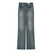 Regular Fit Denim Jeans Alexander McQueen , Blue , Dames