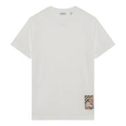 Korte mouwen ronde hals T-shirt Burberry , White , Heren