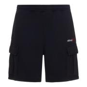 Zwarte Cargo Shorts Aw24 Stüssy , Black , Heren