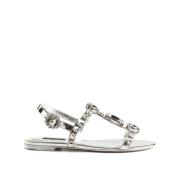 Stijlvolle Zomer Sandalen Dolce & Gabbana , Gray , Dames