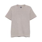 Grijs Slagschip Korte Mouw T-shirt Fedeli , Gray , Heren