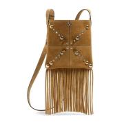 Nellcote Crossbody Tas Valentino Garavani , Brown , Dames