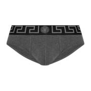 Katoenen slips Versace , Gray , Heren