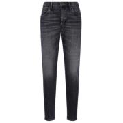 Midnight Blue Katoen Denim Jeans Dolce & Gabbana , Blue , Heren