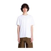 Witte Relaxte Fit T-shirt Loewe , White , Heren