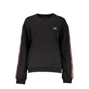 Zwart katoenen sweatshirt voor vrouwen Cavalli Class , Black , Dames